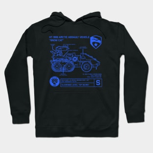 Snow Cat Specs Hoodie